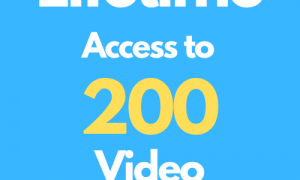 Lifetime Access to 200 Video Courses